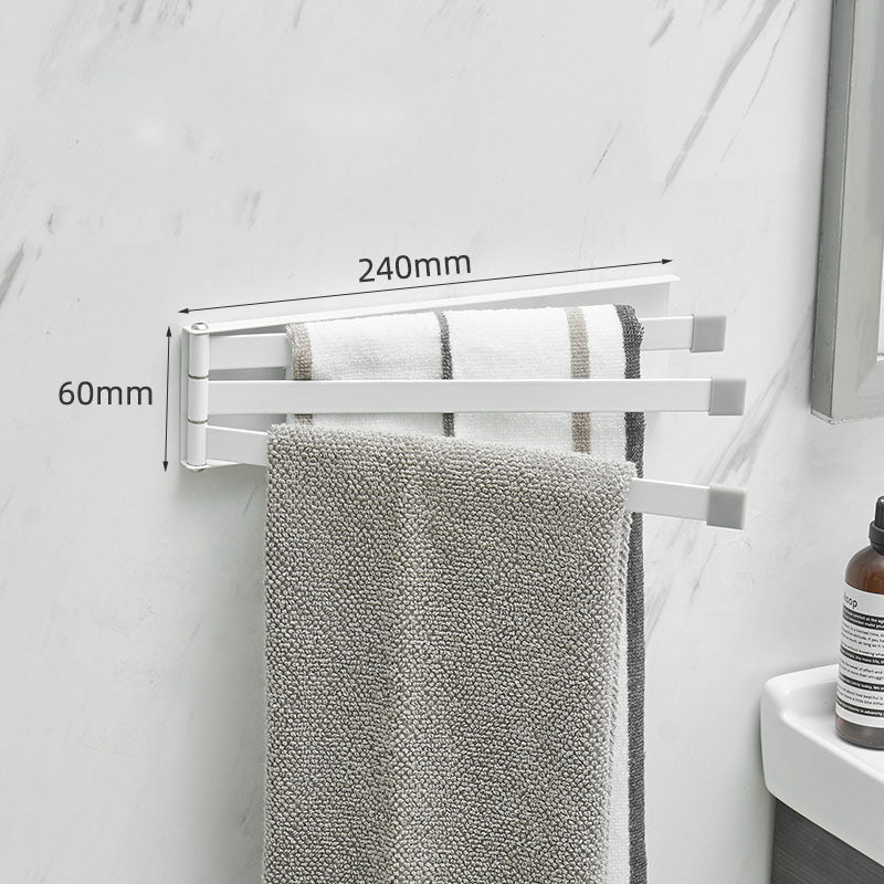 Toallero adhesivo para baño – diseño nórdico sin taladros