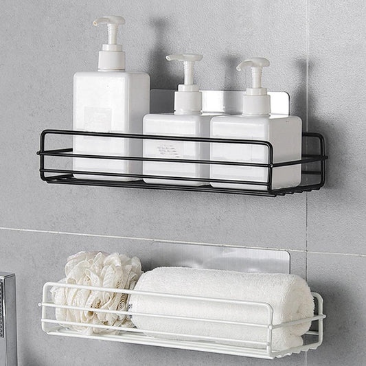 Estante adhesivo para baño – organización sin taladros