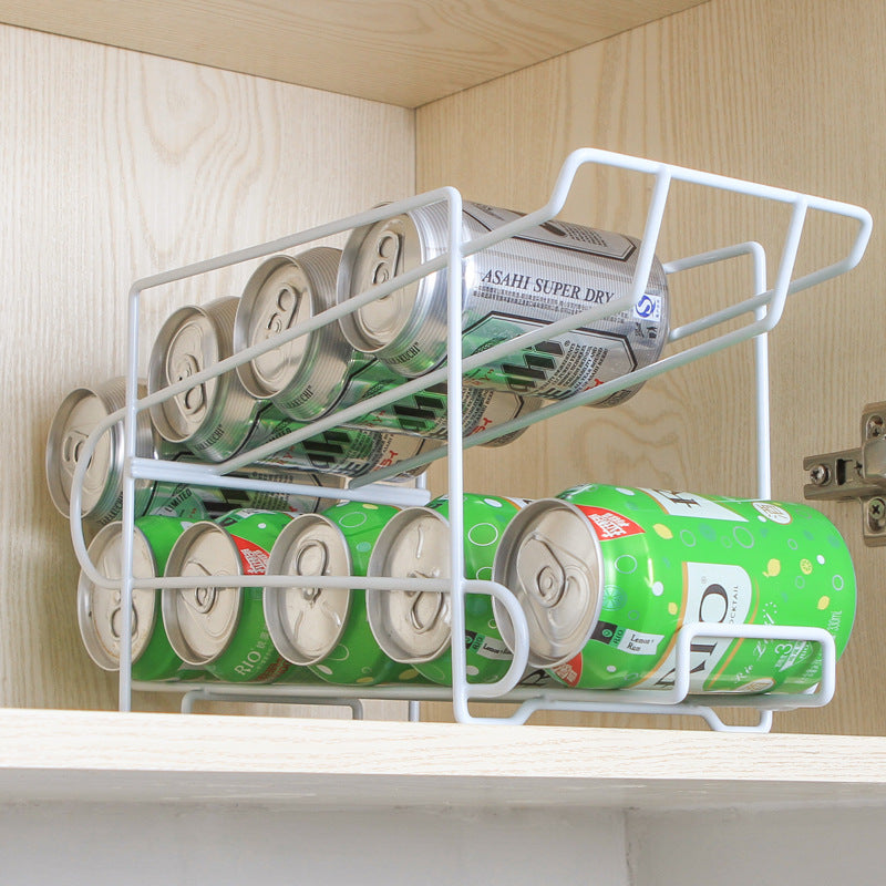 Organizador de Latas para Nevera – Ahorra Espacio y Orden Automático