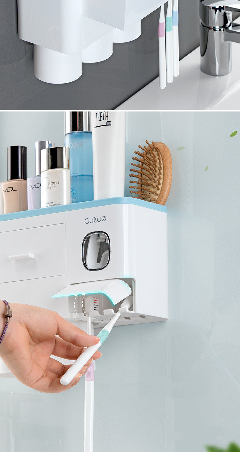Soporte magnético para cepillos de dientes – organización sin taladros