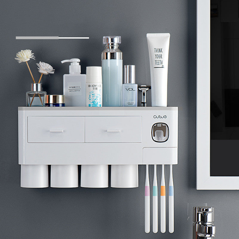 Soporte magnético para cepillos de dientes – organización sin taladros