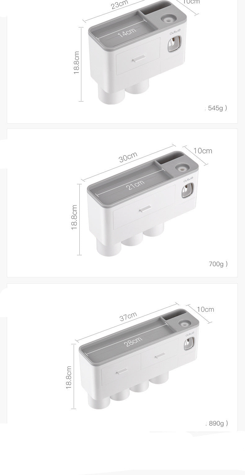 Soporte magnético para cepillos de dientes – organización sin taladros