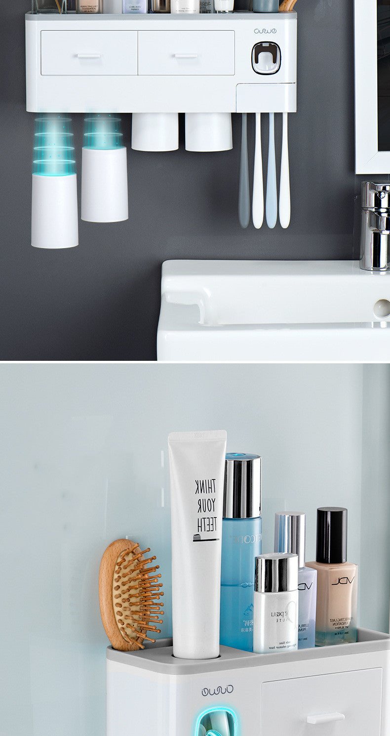 Soporte magnético para cepillos de dientes – organización sin taladros
