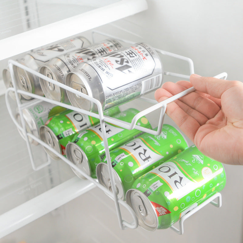 Organizador de Latas para Nevera – Ahorra Espacio y Orden Automático