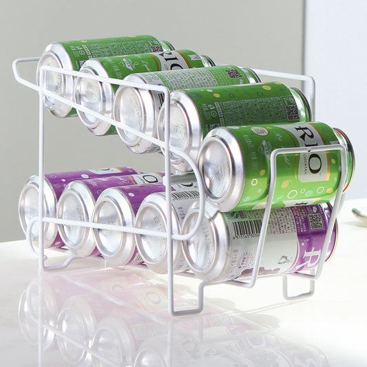 Organizador de Latas para Nevera – Ahorra Espacio y Orden Automático