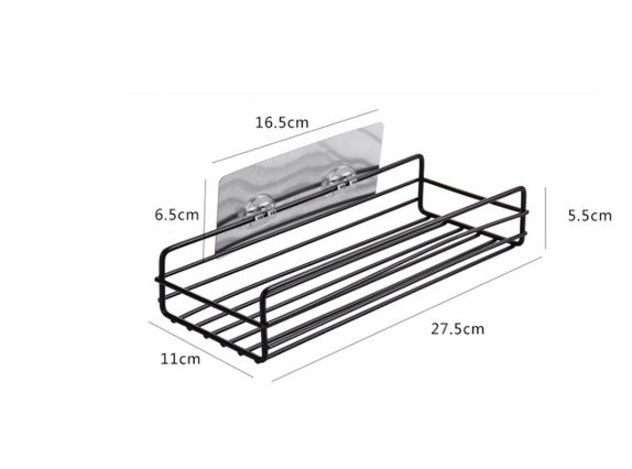 Estante adhesivo para baño – organización sin taladros