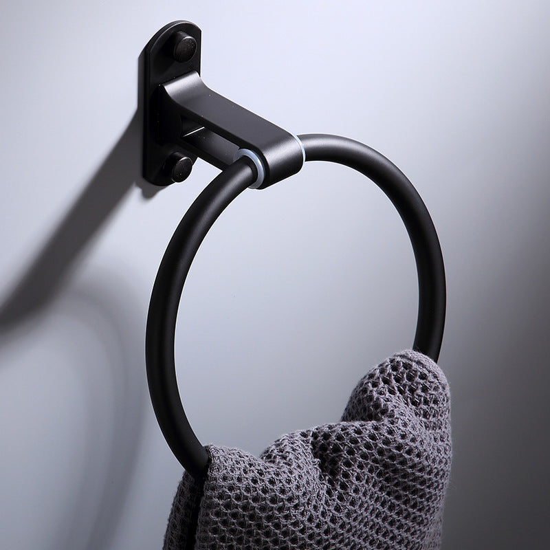 Aro toallero adhesivo para baño – organización sin taladros