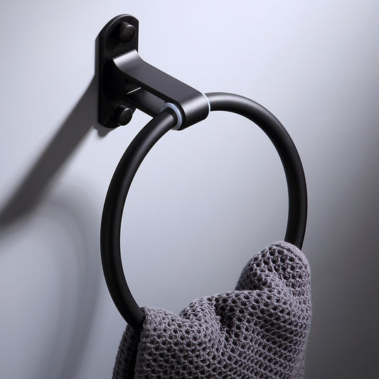 Aro toallero adhesivo para baño – organización sin taladros