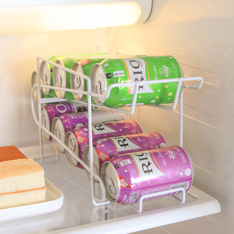 Organizador de Latas para Nevera – Ahorra Espacio y Orden Automático
