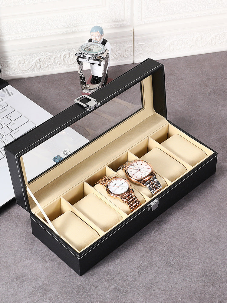 Caja organizadora de relojes – diseño elegante y minimalista