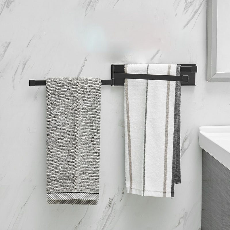Toallero adhesivo para baño – diseño nórdico sin taladros
