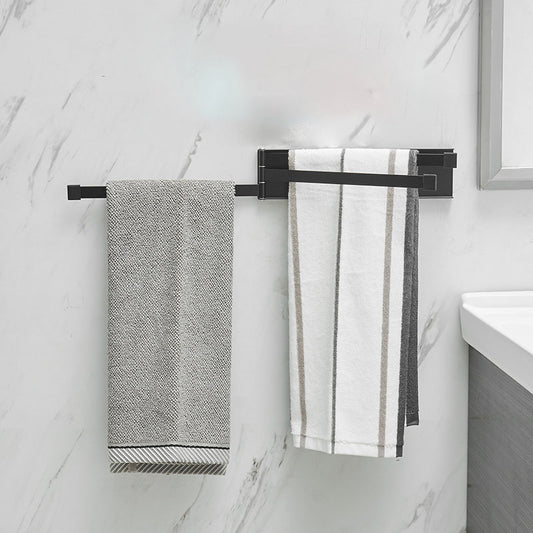 Toallero adhesivo para baño – diseño nórdico sin taladros