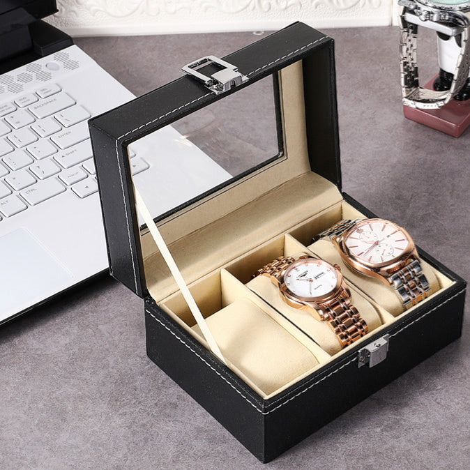 Caja organizadora de relojes – diseño elegante y minimalista